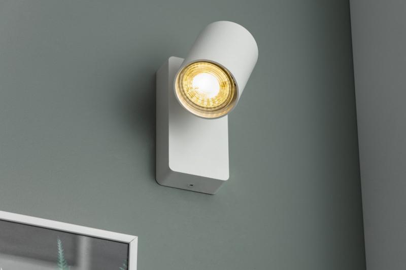 Διακοσμητικό Επιτοίχιο Φωτιστικό SANTO αλουμίνιο IP20 μέγ. 20W μονόκλινο στρογγυλό λευκό. 1208963994