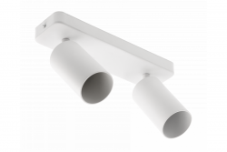 Dekor Οροφής Φωτιστικό SANTO BIS αλουμινίου IP20 μέγ. 20W*2 διπλό στρογγυλό λευκό. 1208964000