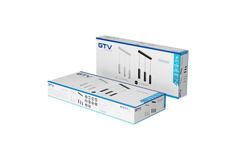 Διακοσμητικό φωτιστικό οροφής TRESOS 3xGU10 αλουμίνιο IP20 μέγ. 3x20W 1208964028