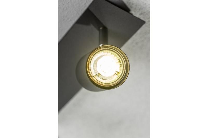 Decoροφής Φωτιστικό Οροφής VENETO IP20 max. 20W 3 x GU10 στρογγυλό μαύρο. 1208964040