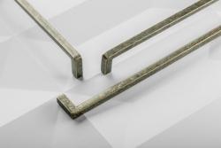 Zamak handle BAGIO 192 mm antique brass 1208965897