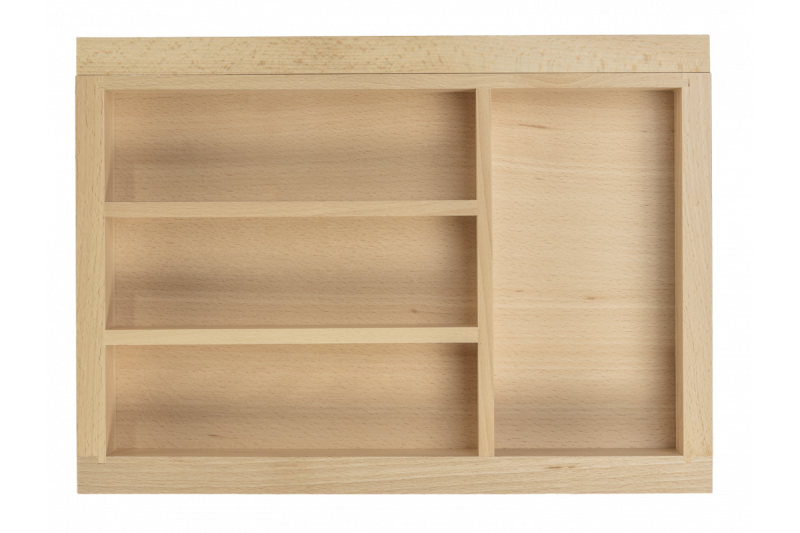 Decor Cutle Καλαθάκια για μαχαιροπίρουνα Ρυθμιζόμενο ένθετο για ντουλάπια 400-600 mm Χρώμα: Οξιά 1208966289