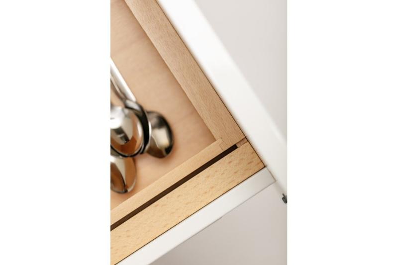 Decor Cutle Καλαθάκια για μαχαιροπίρουνα Ρυθμιζόμενο ένθετο για ντουλάπια 400-600 mm Χρώμα: Οξιά 1208966289