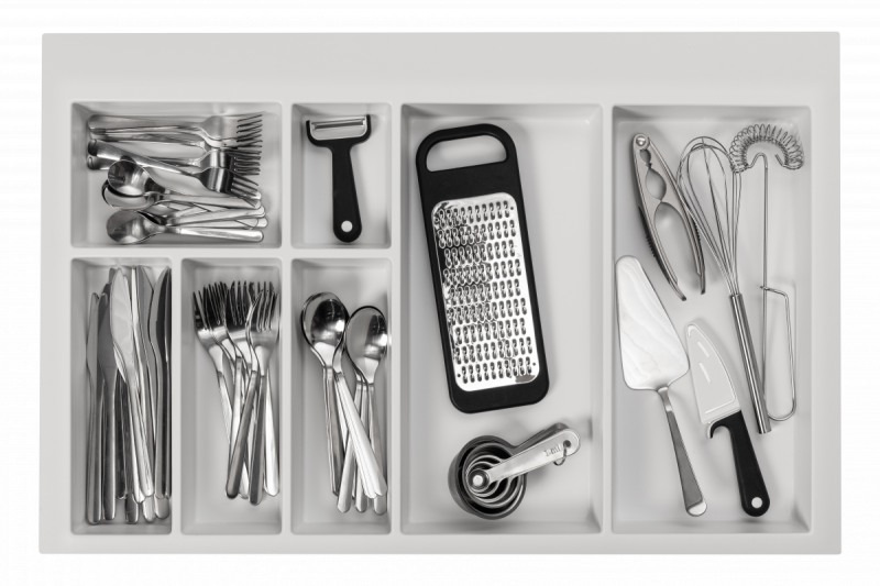 Διακοσμητική Κουτάλα Εισαγωγή για Κουζινάτο Συρτάρι 800 Λευκό 1208966379