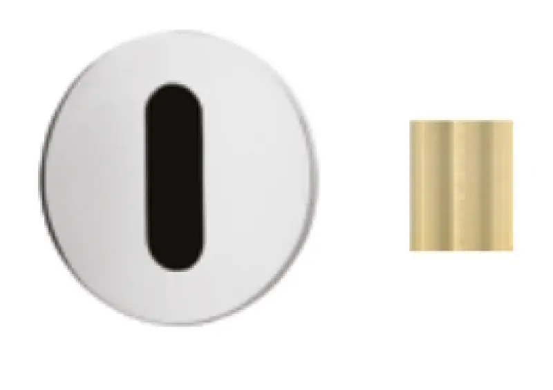 WaterEvolution Flow εντοιχισμένη νιπτήρας με υπέρυθρο αισθητήρα σε ρεύμα PVD ανοιχτό χρυσό T118EEWGE