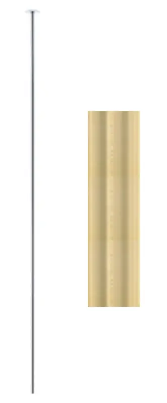 Waterevolution Flow βρύση νιπτήρα οροφής PVD ανοιχτό χρυσό T1678WGE