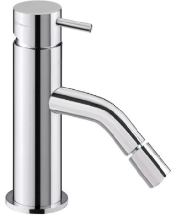 Waterevolution Flow bidetkraan PVD geborsteld licht goud T120WGE