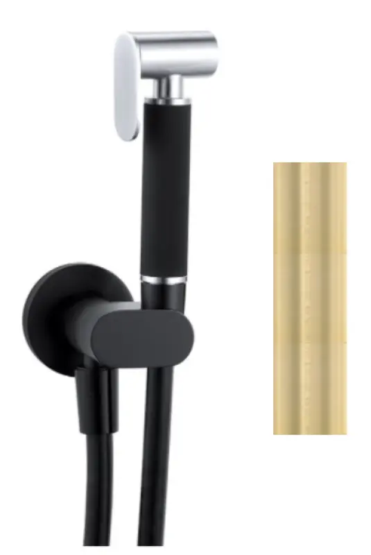 Σετ χειρός μπιντέ Waterevolution Flow PVD ανοιχτό χρυσό T1626WGE
