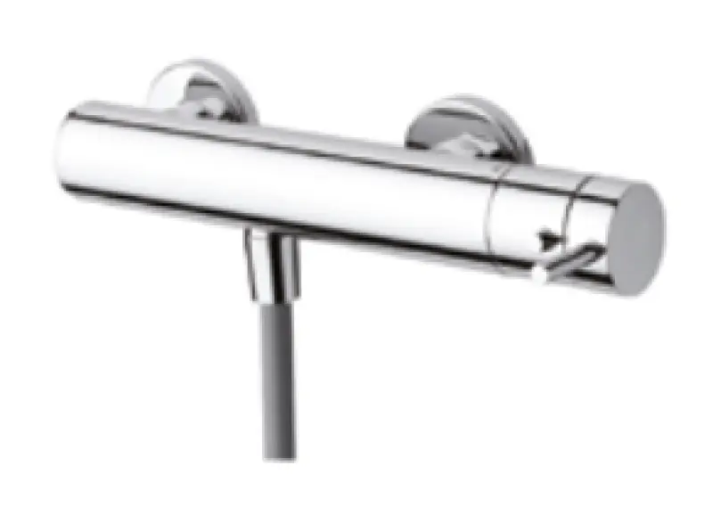 Waterevolution Flow θερμοστάτης ντους με σετ ντους PVD ανοιχτό χρυσό T140TWGE