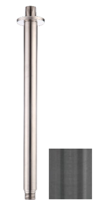 Waterevolution ροή οροφής στήριγμα 40cm PVD Gun Metal T164540GME