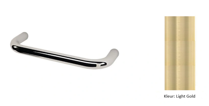 Waterevolution flow πετσετοθήκη 17,5 cm PVD Light Gold A110WGE