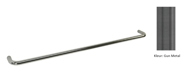 Ο κάτοχος πετσέτας Waterevolution flow 60cm Gun Metal A112GME