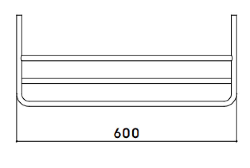 Ο Waterevolution flow κρεμάστρα πετσετών χρώμιο A11801