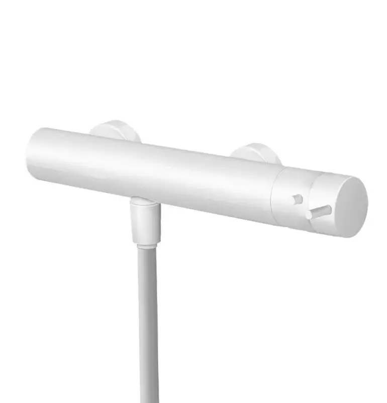 WaterEvolution Flow θερμοστατική μπαταρία ντους με σετ ντους λευκό T140TNBR