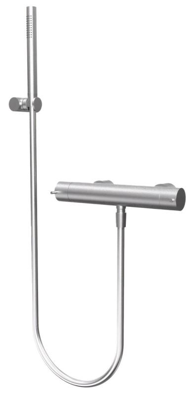 Waterevolution Flow θερμοστάτης ντους με σετ ντους από ανοξείδωτο χάλυβα T140TNIE