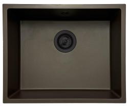 ΓρανίτηςMy Universal γρανιτένιος νεροχύτης καφέ 50x40 cm επάνω τοποθέτηση, κάτω τοποθέτηση και ενσωματωμένη τοποθέτηση με μαύρο βύσμα 1208967228