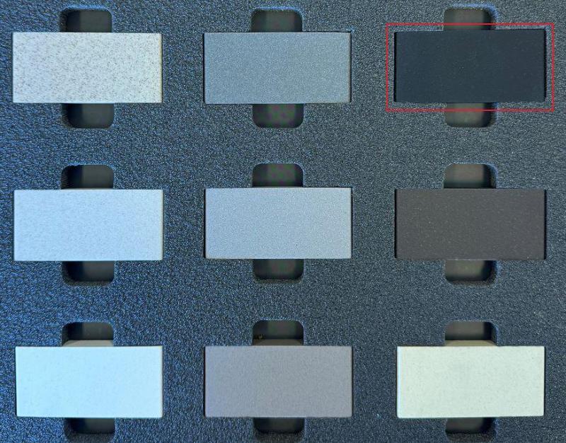 GranitMy Universal νεροχύτες Δείγμα χρώματος Χαλαζία Γρανίτη ΜΑΥΡΟ 1208967244