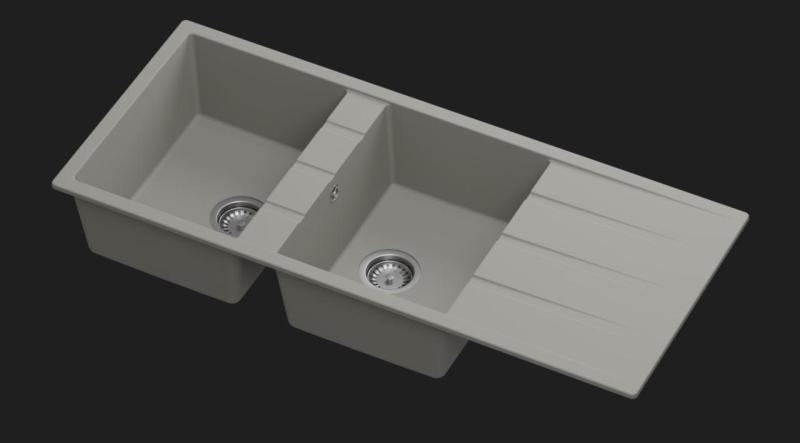 GranitMy Universal νεροχύτες Δείγμα χρώματος Χαλαζία Γρανίτη TAUPE 1208967247