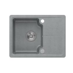Quadri Kendal γκρι γρανίτης νεροχύτης 58x44cm με αποστραγγιστική επιφάνεια 1208967404