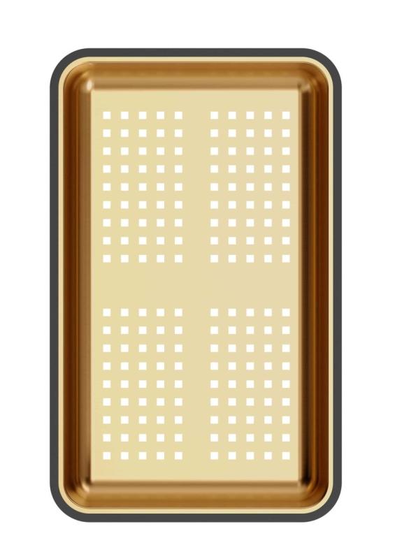 Quadri χάλκινο δοχείο απορριμμάτων 38x23 cm για νεροχύτες Newport 1208967505