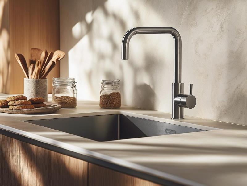 Pure.Sink Elite Steel Pure βρύση κουζίνας RVS PS8010-02