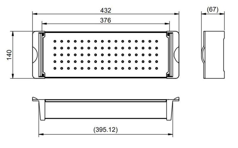 Pure.Sink Prestige ένθετο για νεροχύτη Gun Metal PPGCL40-61