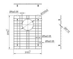 Pure.Sink Prestige υποστήριγμα 34 Χαλκός PPGGD34-62