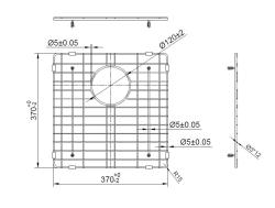 Pure.Sink Prestige υποστήριγμα 40 Χαλκός PPGGD40-62