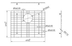 Pure.Sink Prestige σχάρα βάσης 50 Χρυσό PPGGD50-60