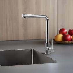 Pure.Sink Elite Steel Spark μπαταρία κουζίνας Ανοξείδωτο Ατσάλι PS8040-02