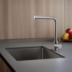 Pure.Sink Elite Steel Spark μπαταρία κουζίνας Ανοξείδωτο Ατσάλι PS8040-02
