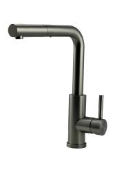 Pure.Sink Elite Steel Spark-S μπαταρία κουζίνας PVD Gun Metal με αποσπώμενο στόμιο PS8041-61