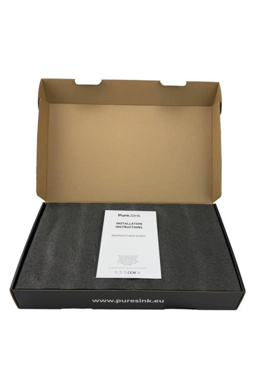Pure.Sink Elite Steel Spark-S μπαταρία κουζίνας PVD Gun Metal με αποσπώμενο στόμιο PS8041-61