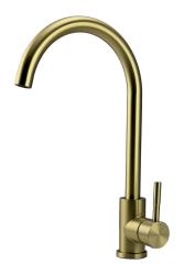 Pure.Sink Elite Steel Stream βρύση κουζίνας PVD βουρτσισμένο χρυσό PS8044-60