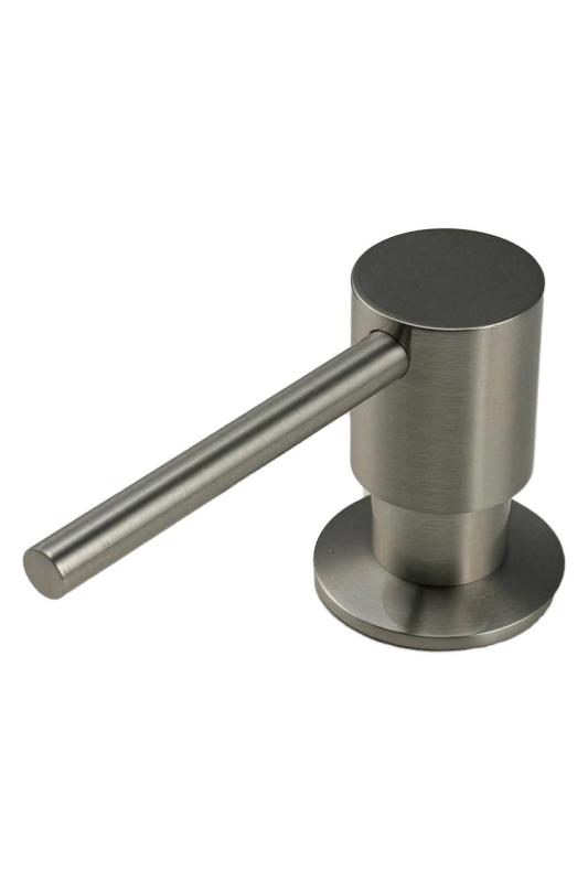 Διανομέας σαπουνιού Pure.Sink Elite Steel Shine εντοιχισμένος από ανοξείδωτο ατσάλι, γεμιζόμενος από πάνω PS9010-02