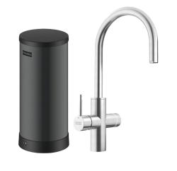 Φράνκε Maris water hub 7L λέβητας 3-1 με Touch ηλεκτρονική βρύση για βραστό νερό από ανοξείδωτο ατσάλι 160.0715.718
