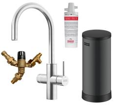 Φράνκε Maris water hub λέβητας 7L 3-1 με ηλεκτρονική βρύση βραστού νερού Touch από ανοξείδωτο ατσάλι με παράκαμψη water hub 1208967849