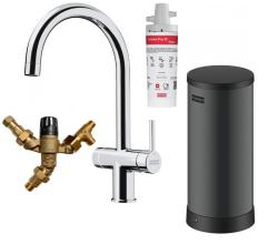 Φράνκε Maris water hub 7L λέβητας 3-1 με ηλεκτρονική βρύση ζεστού νερού Touch, χρώμιο με παράκαμψη waterhub 1208967853