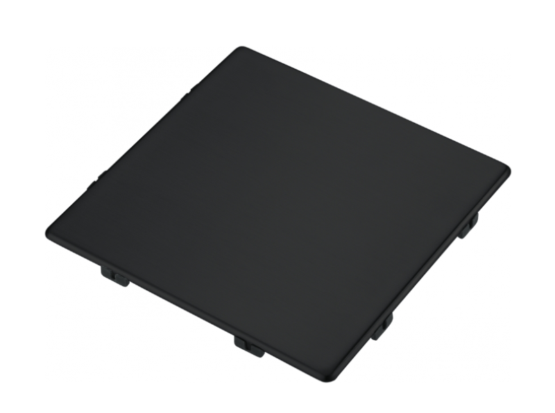 Φράνκε Κάλυμμα Αποχέτευσης Ορθογώνιο Καλάθι Βύσμα Καπάκι Ματ Μαύρο 112.0670.893