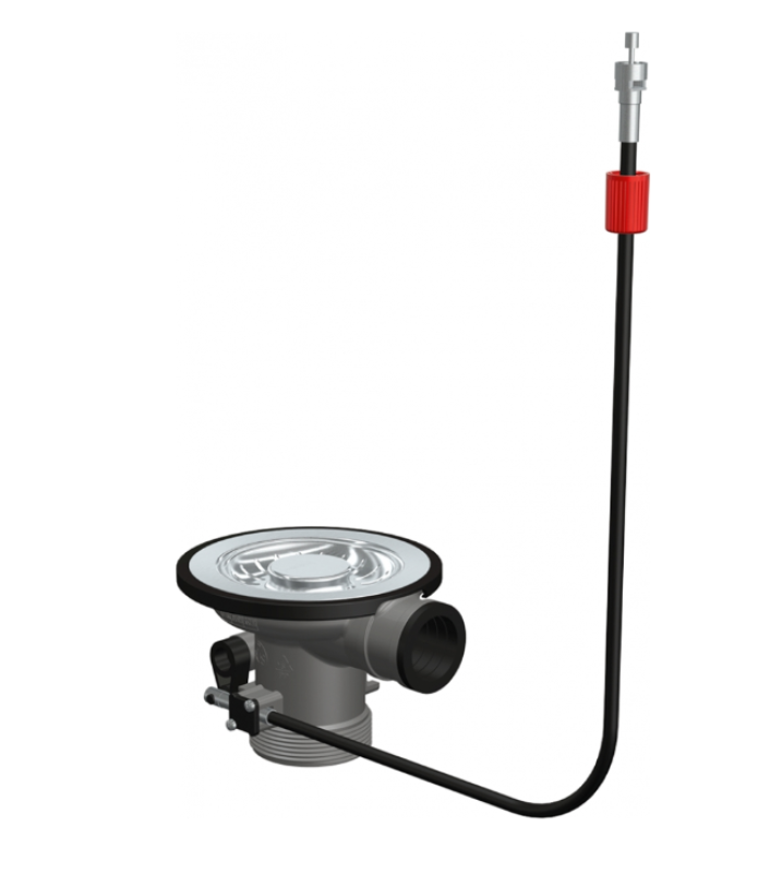 Φράνκε Σετ Αποχέτευσης Απορριμμάτων με Κουμπί Πίεσης από Ανοξείδωτο Ατσάλι 112.0301.698