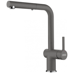 Φράνκε Active L Μπαταρία Κουζίνας Stone Grey Γκρι με Αποσπώμενο Ντουζ 115.0653.385