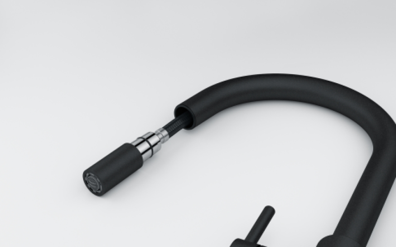 Φράνκε Λίνα Μπαταρία Κουζίνας Polar White Λευκό με Αποσπώμενο Ντους Χεριού 115.0626.081