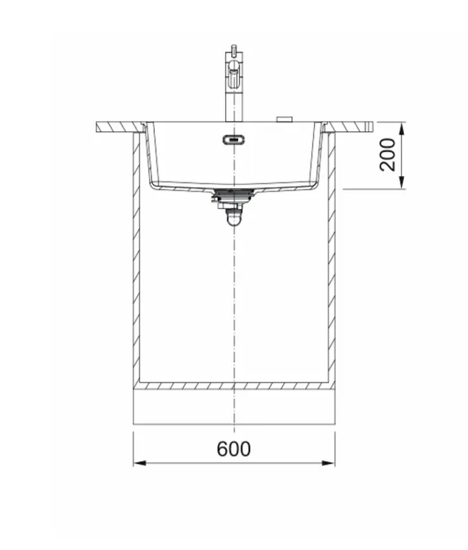 Franke Maris MRG 110-52 Fragranite Slate Grey Νεροχύτης - Υποδομή, Σκούρο Γκρι 125.0714.603