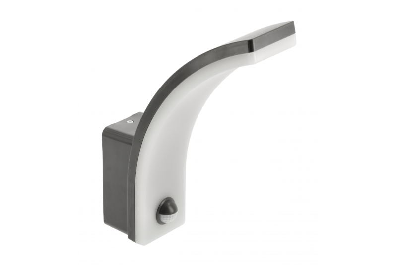 Φωτιστικό NICEA LED με αισθητήρα κίνησης, 20W, 1900lm, 4000K, AC220-240V, IP65, DIM, γραφίτης