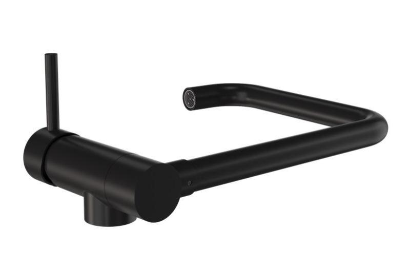 Graniteland Serenity Μπαταρία Κουζίνας Μαύρη με Αναδιπλούμενο Ρύγχος 1208969533