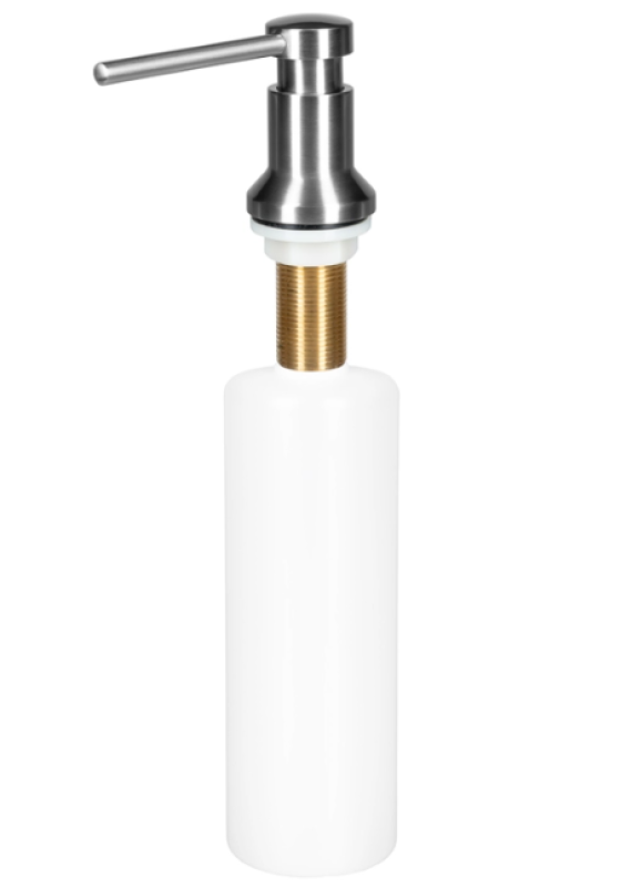 Ausmann Turt ενσωματωμένη διανομέας σαπουνιού από ανοξείδωτο ατσάλι, αναπληρώσιμη από πάνω 1208969719