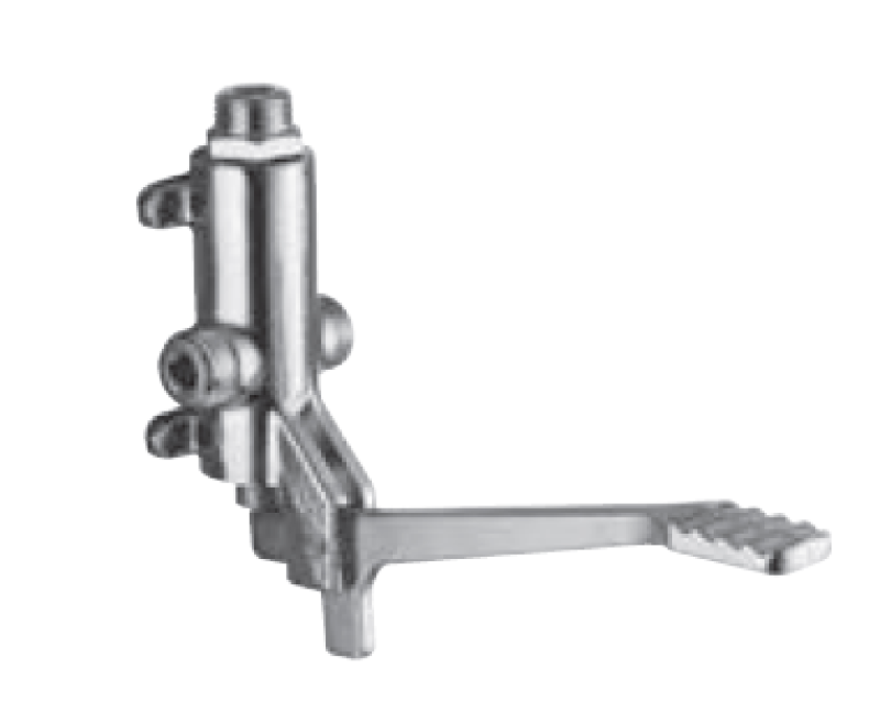 PB Pedal Line Βρύση με ποδομοχλό χρωμέ για επιτοίχια τοποθέτηση 1208969754