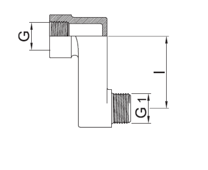 PB S-σύνδεσμος 10mm Εκκεντρικός G 1/2” G1 1/2” 1208969804