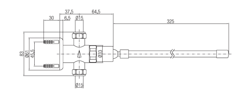 PB Αυτό-κλειστή Βρύση με Καθυστέρηση και Λειτουργία με Γόνατο 8-12” 1208969810