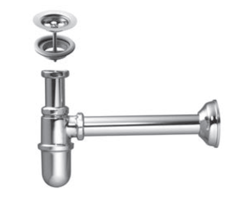 PB Unix κλασική σιφονιέρα μεταλλική ορειχάλκινη με σετ αποχέτευσης 1208969830